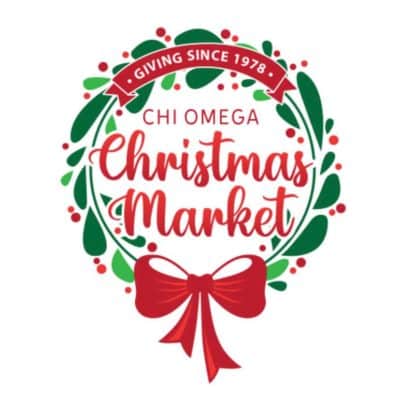 Chi Omega Christmas Market Logo