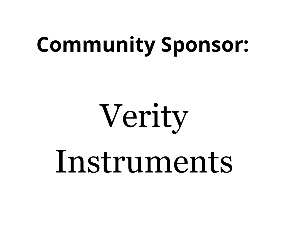 Community Sponsor: Verity Instruments