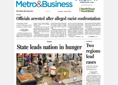Dallas Morning News Map the Meal Gap Report